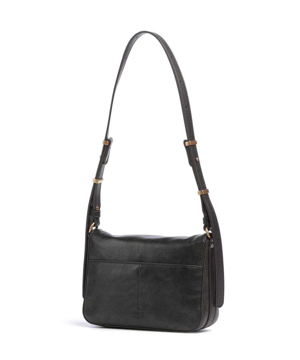 Pinko Love Mini Shoulder bag dark brown/gold