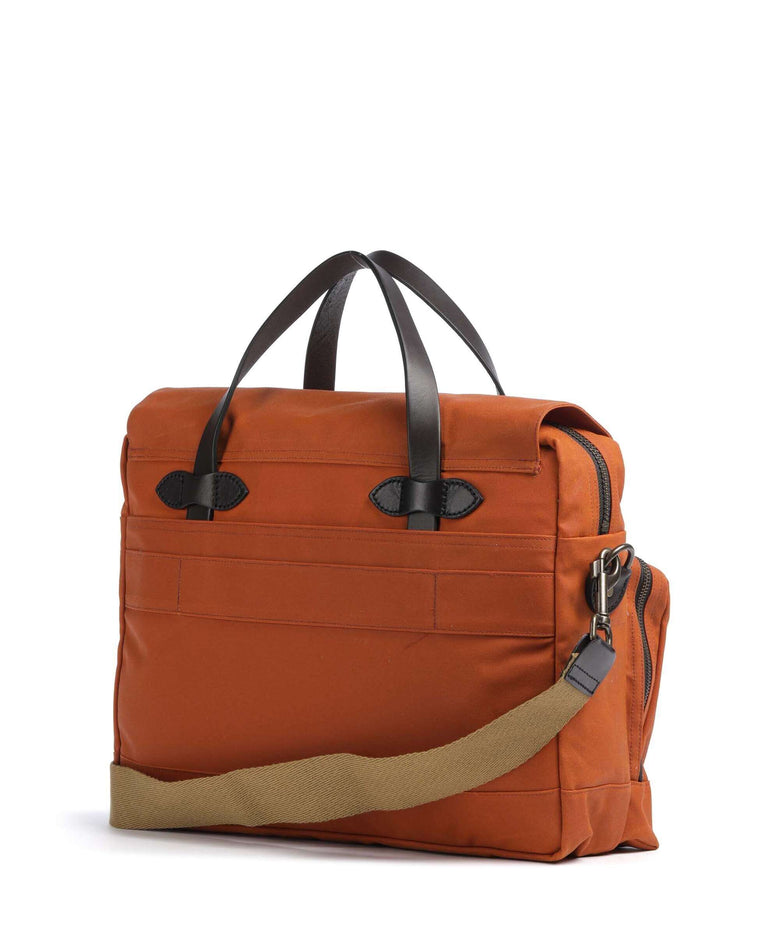 Filson Tin Cloth 24 Hour Briefcase rust