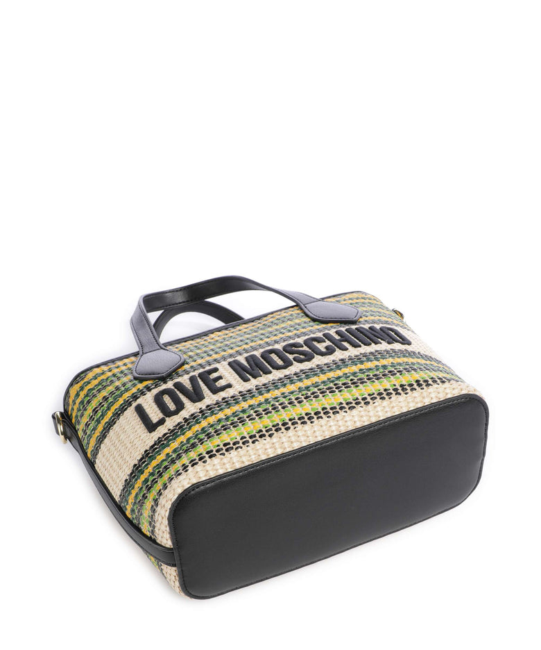 Love Moschino Sunset Stripes Handbag multicolour/black