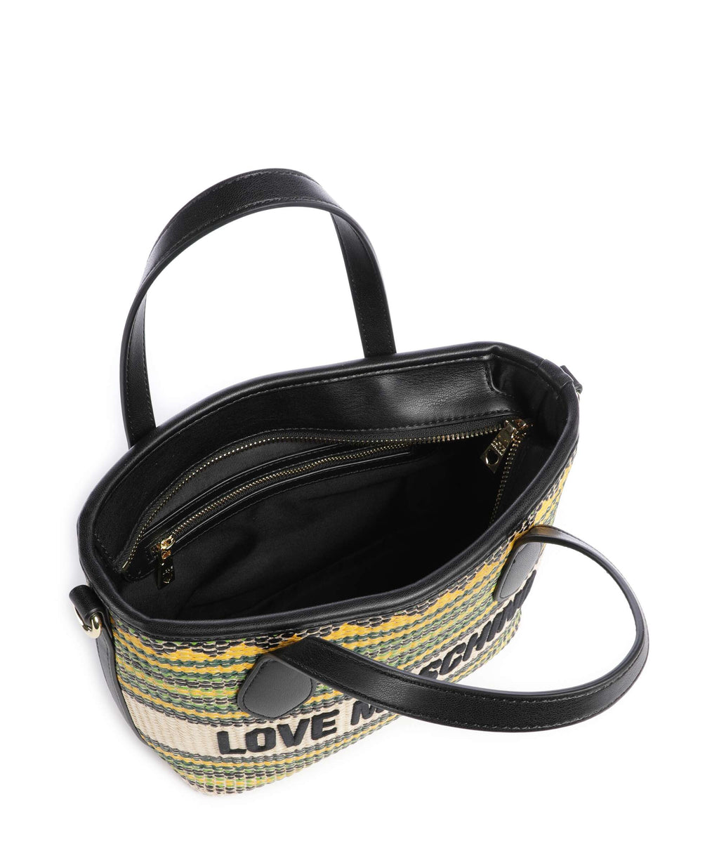 Love Moschino Sunset Stripes Handbag multicolour/black