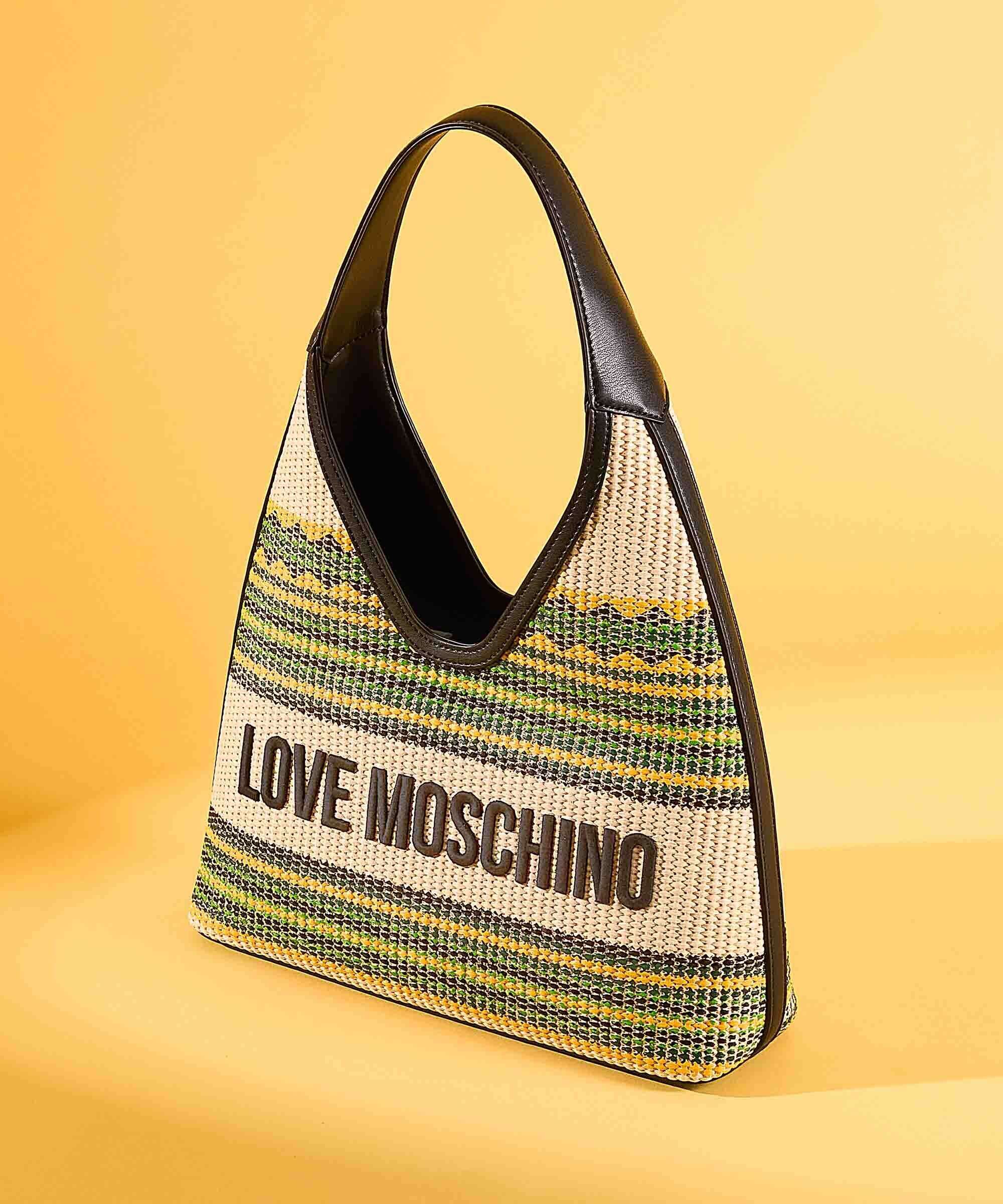 Love Moschino Sunset Stripes Hobo bag multicolour/black