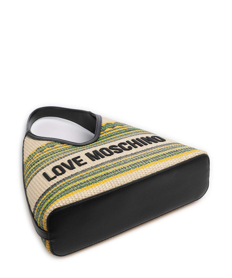 Love Moschino Sunset Stripes Hobo bag multicolour/black