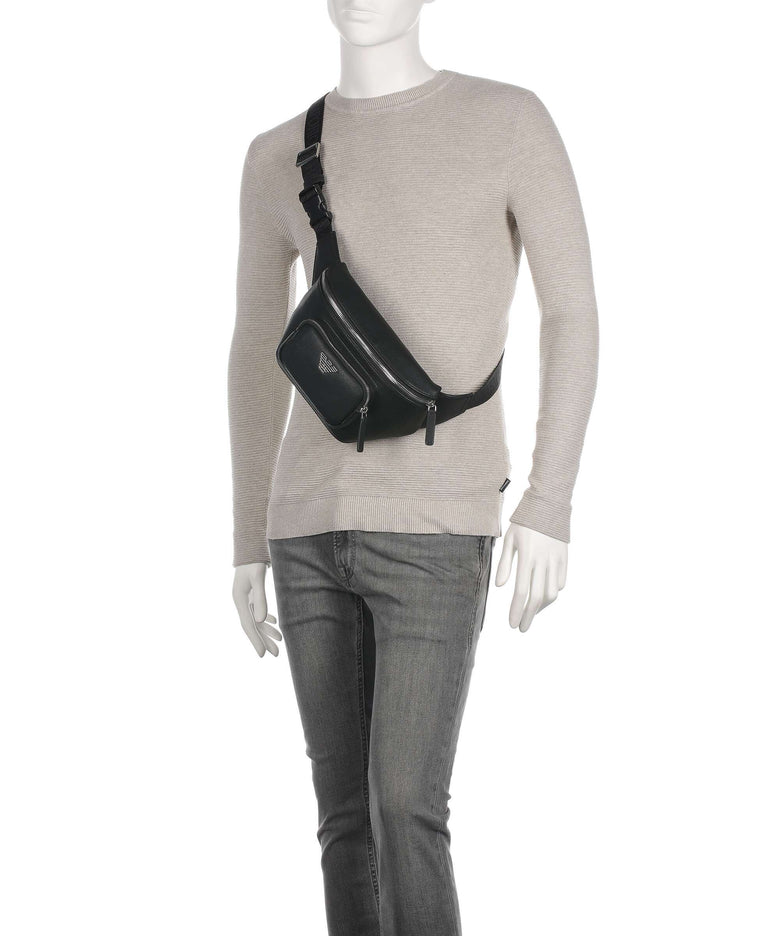 Emporio Armani Business Regenerated Fanny pack black