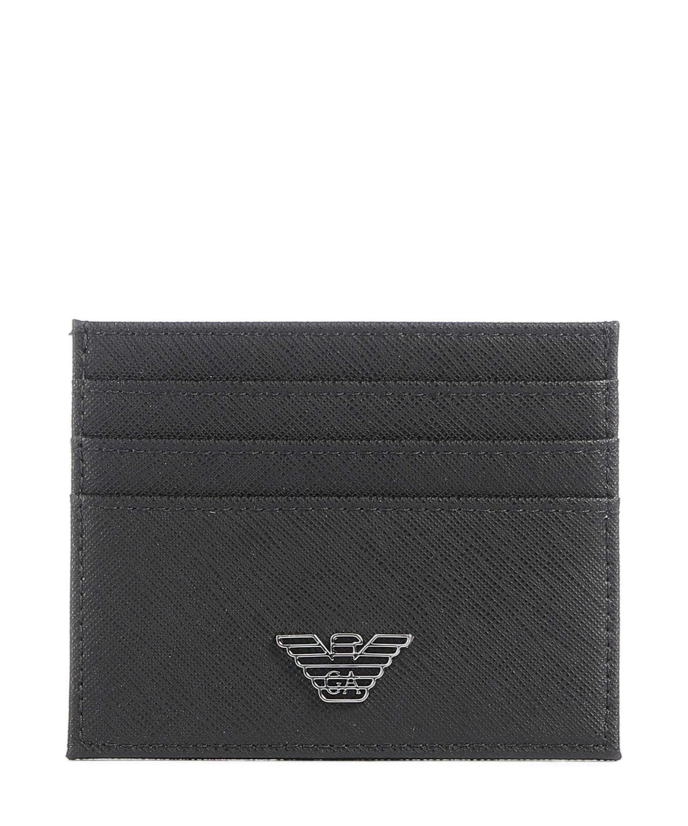 Emporio Armani Business Regenerated Credit card holder black