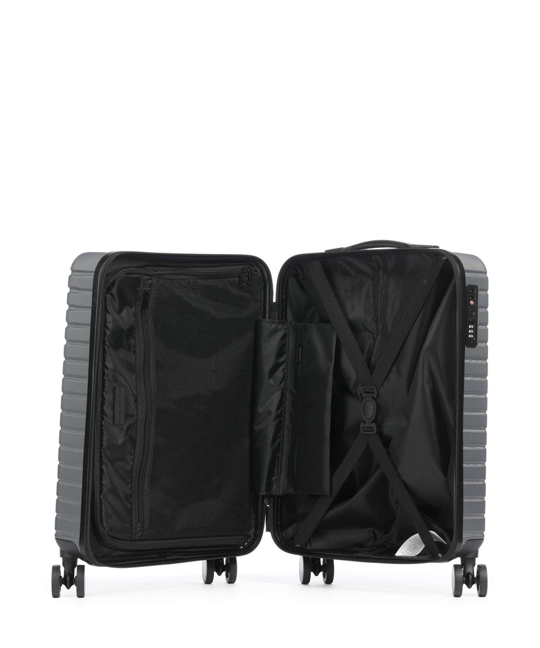 Valentino Bags Mercury Spinner (4 wheels) gunmetal