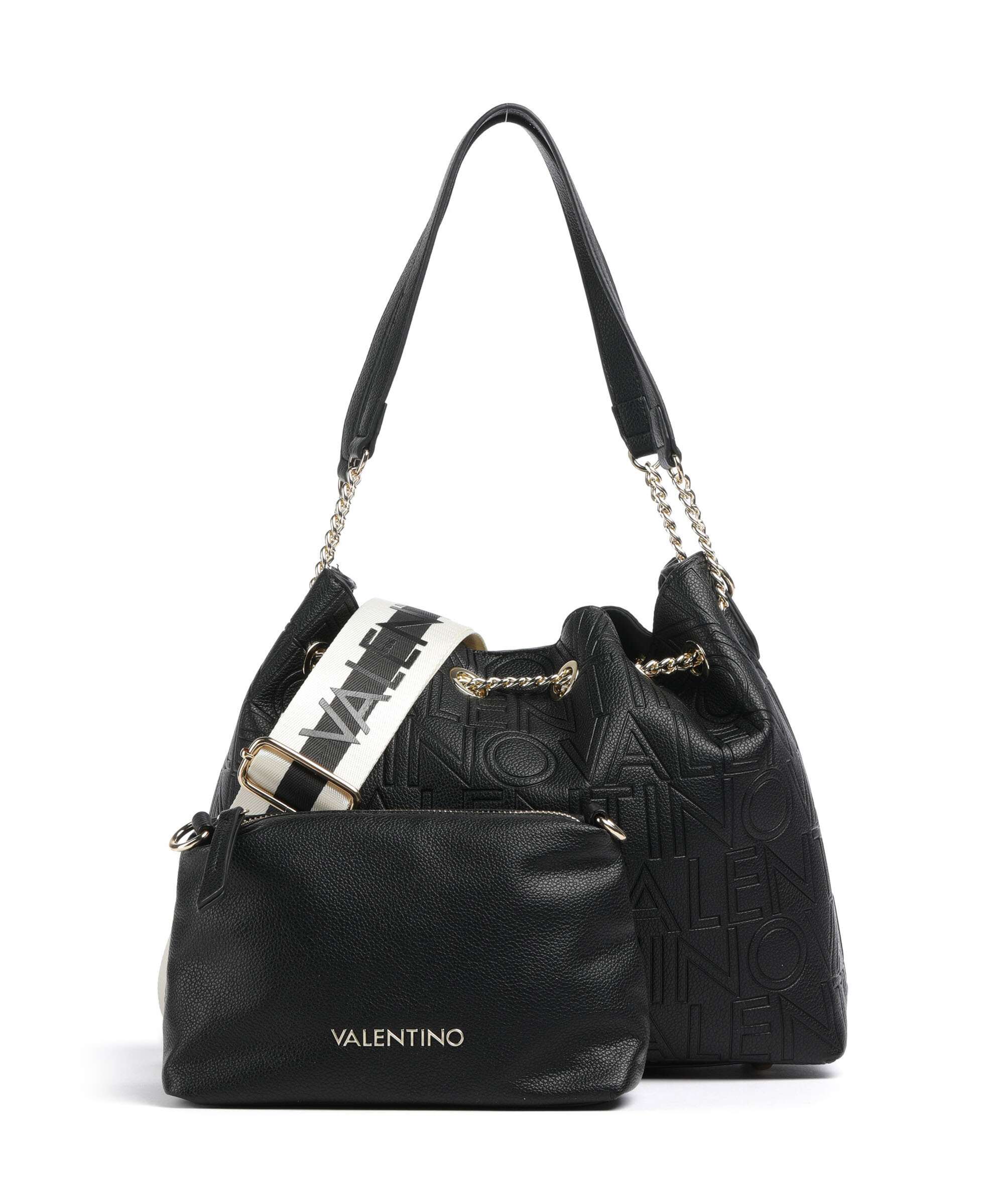 Valentino Bags Pansy Bucket bag nero