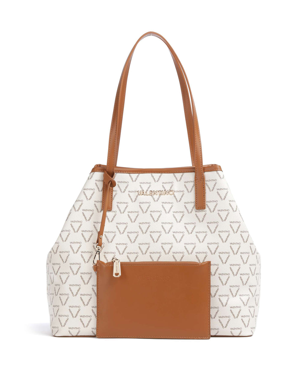Valentino Bags Lady Re Tote bag bianco/cuoio