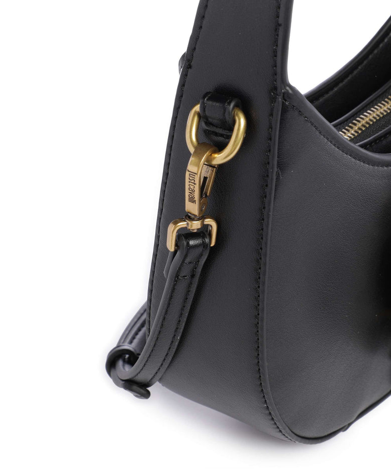 Just Cavalli Iconic Snakes Shoulder bag black