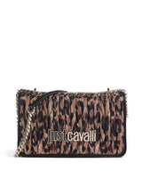 Just Cavalli Schoudertas iconic leo print/black