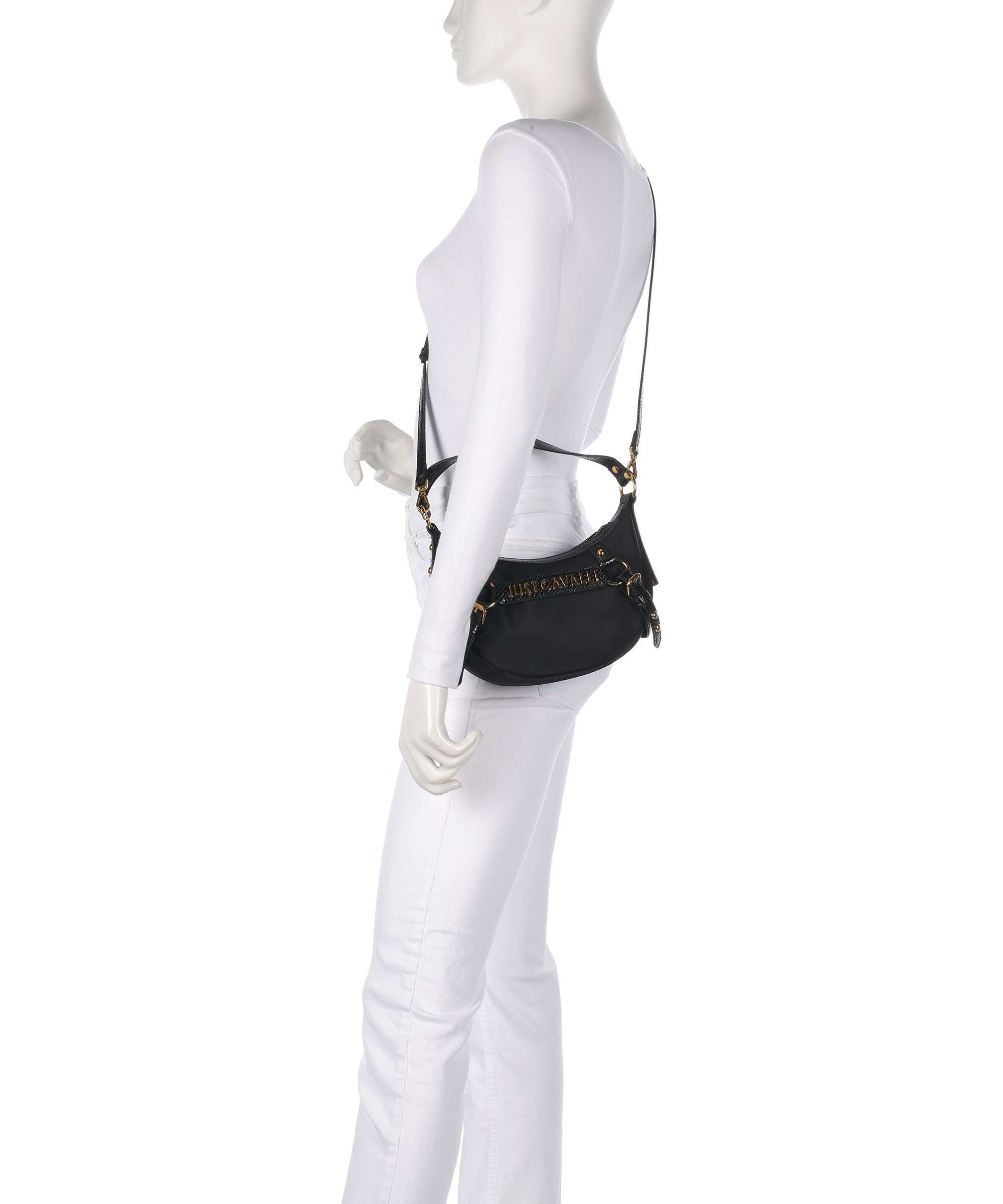 Just Cavalli Foulard Cage Shoulder bag black