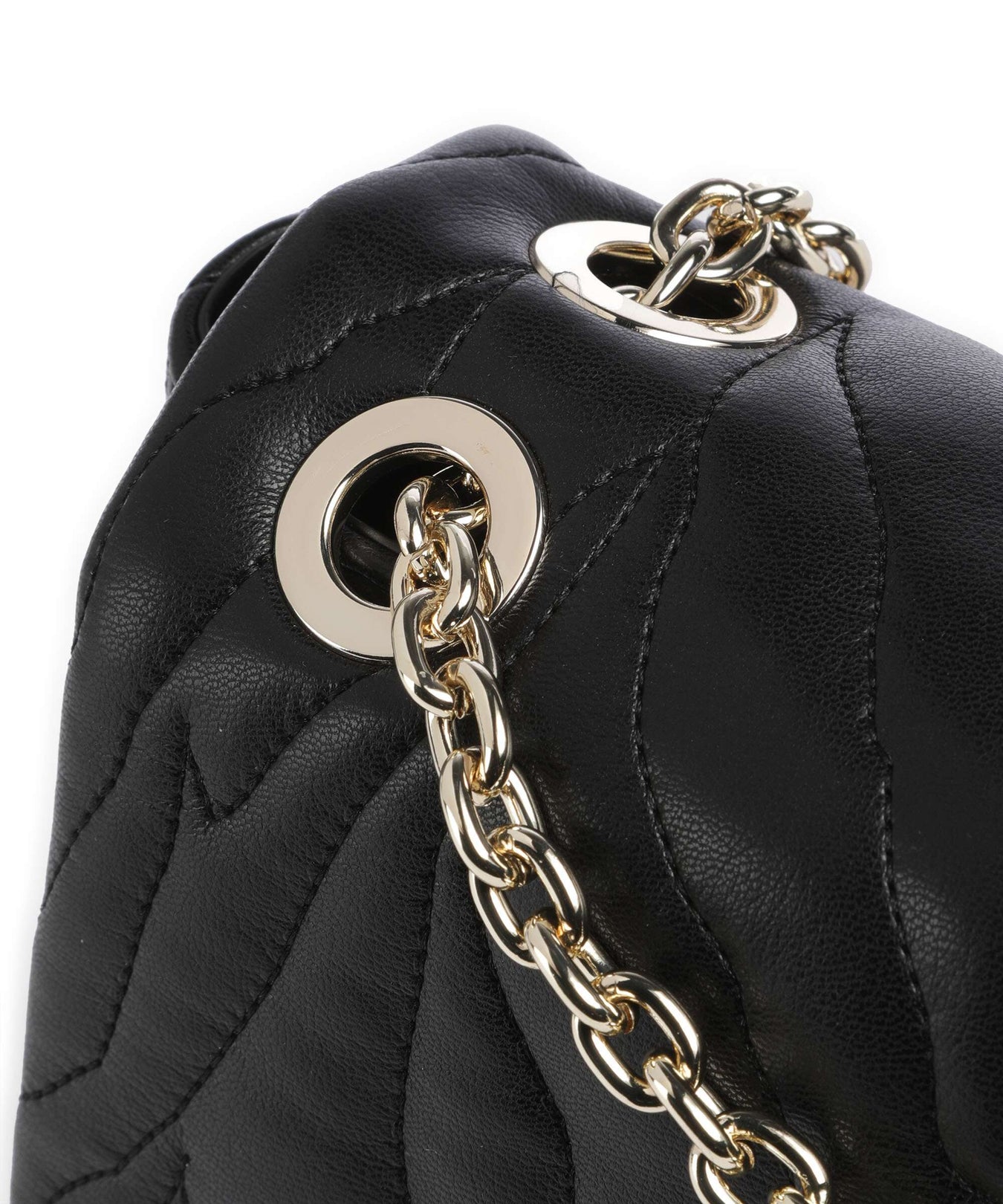Just Cavalli Quilted Zebra Shoulder bag black