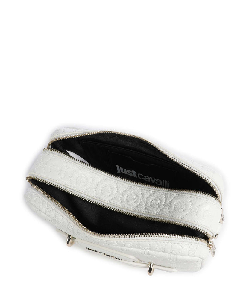 Just Cavalli All Over Gothic Crossbody bag white