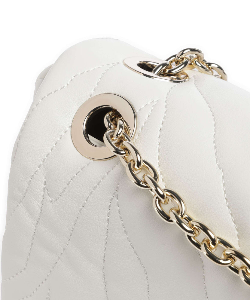 Just Cavalli Quilted Zebra Shoulder bag white