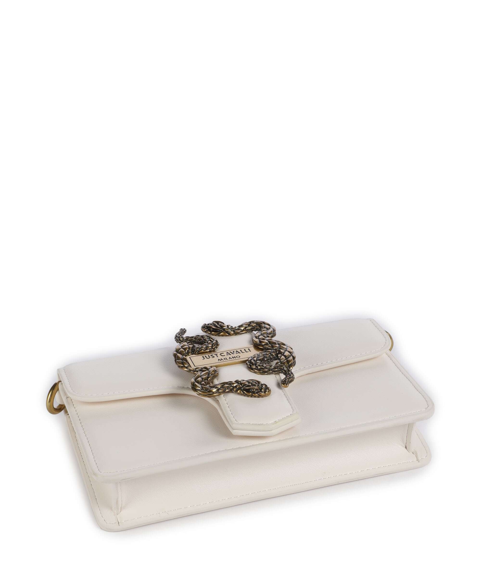 Just Cavalli Iconic Snakes Wallet white