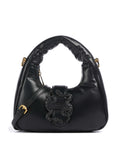 Just Cavalli Iconic Snakes Puffy Handbag black