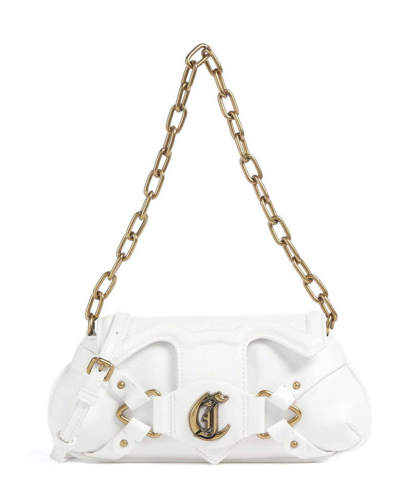 Just Cavalli Crossed Laces Shoulder bag white