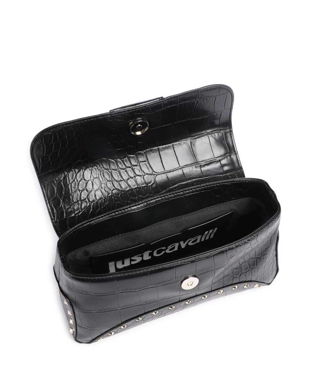 Just Cavalli Studs Shoulder bag black