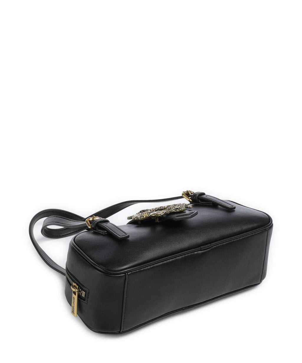 Just Cavalli Iconic Snakes Shoulder bag black