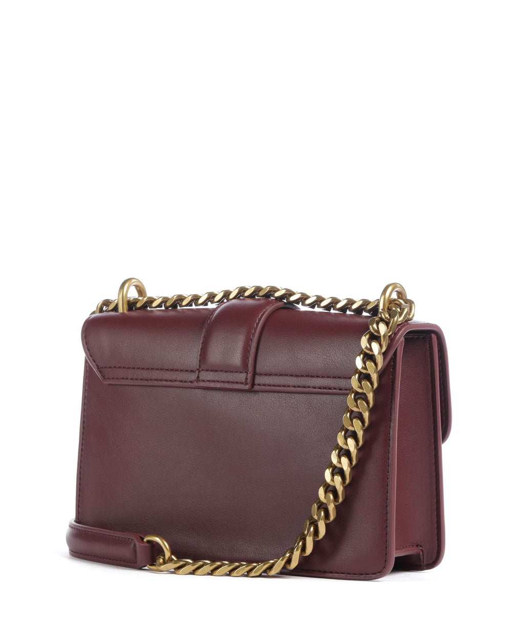 Just Cavalli Iconic Snakes Shoulder bag cordovan