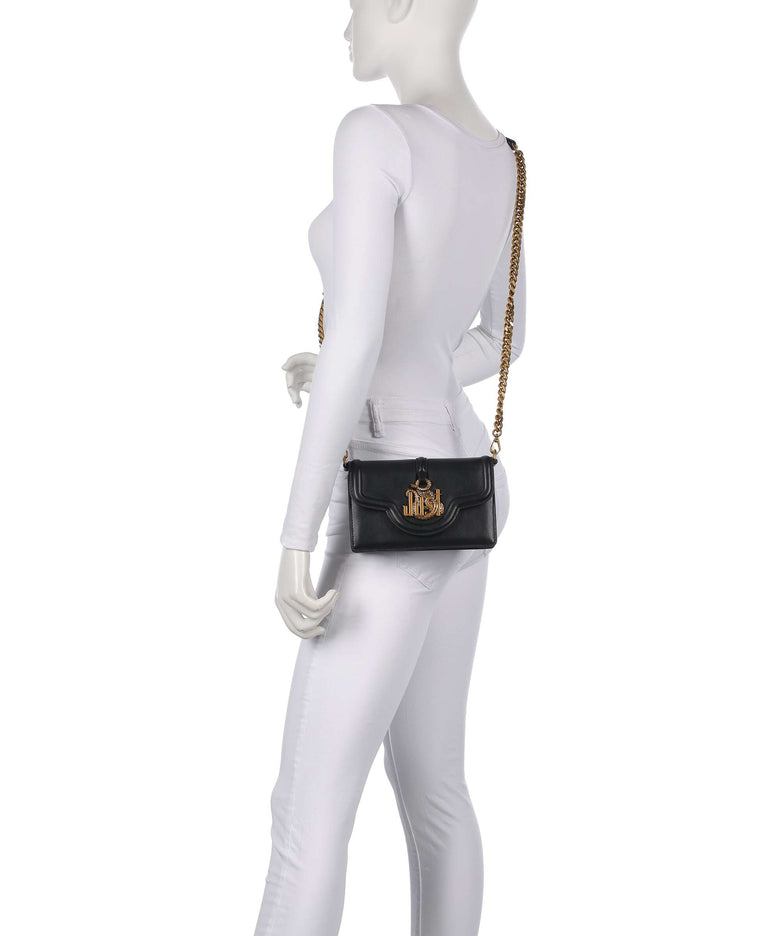 Just Cavalli Just Snake Crossbody bag black