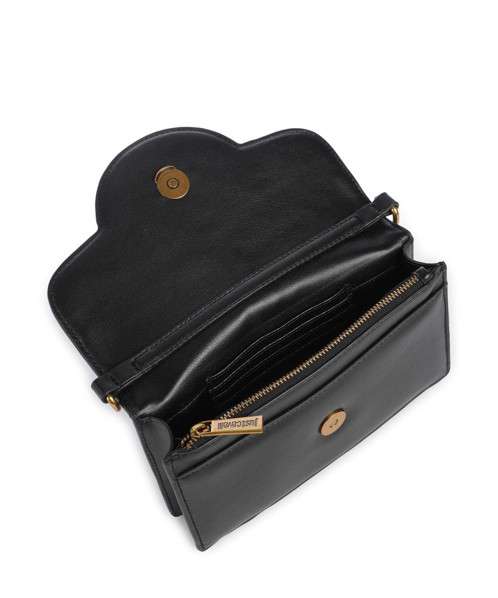 Just Cavalli Just Snake Crossbody bag black