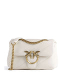 Pinko Love Puff Mini Schoudertas bianco seta/antique gold