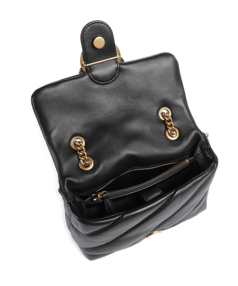 Pinko Love Puff Mini Shoulder bag nero/antique gold