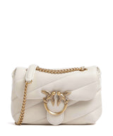 Pinko Love Puff Baby Schoudertas bianco seta/antique gold
