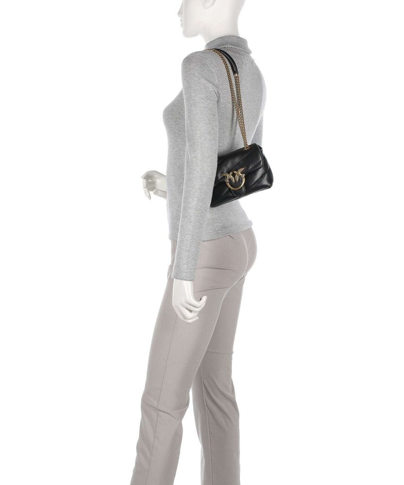 Pinko Love Puff Baby Shoulder bag nero/antique gold