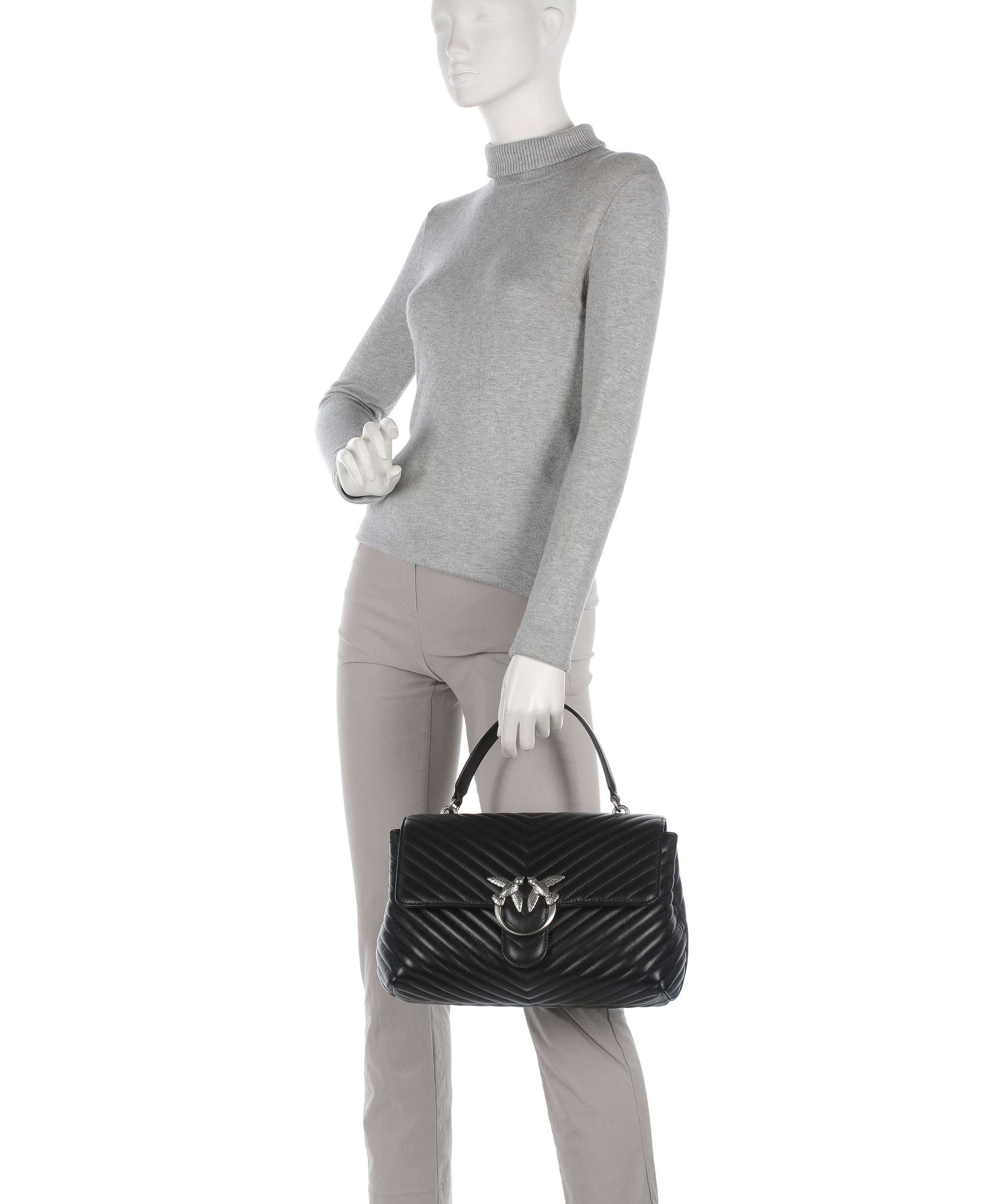 Pinko Love Lady Puff Big Handbag nero