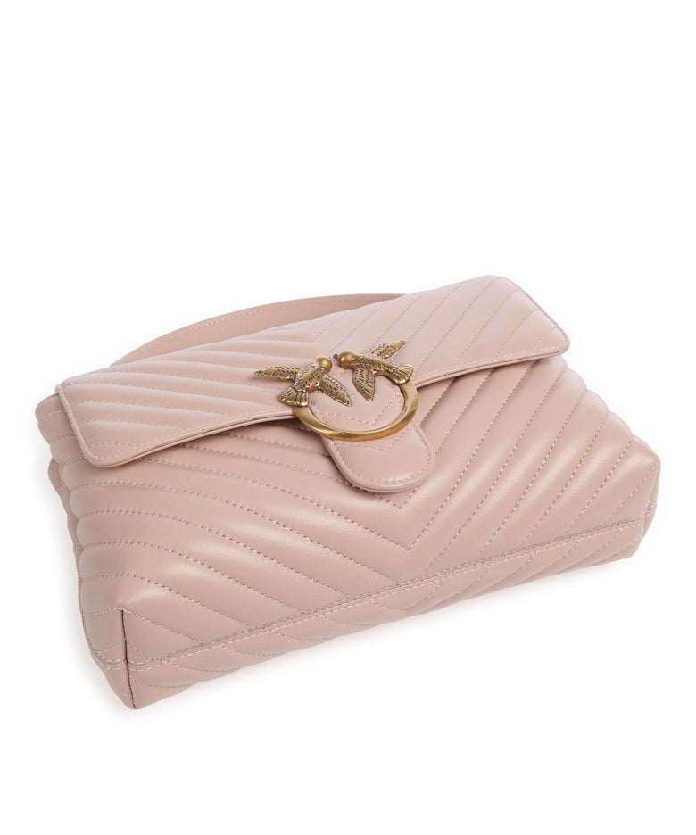 Pinko Love Lady Puff Classic Handbag cipria
