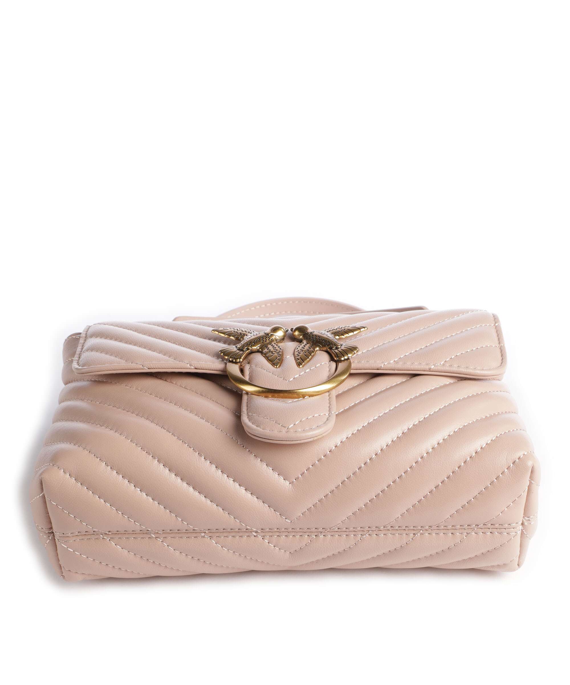 Pinko Love Lady Puff Mini Handbag cipria/antique gold