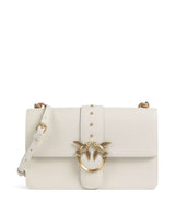 Pinko Love One Classic Sac bandoulière bianco seta/antique gold