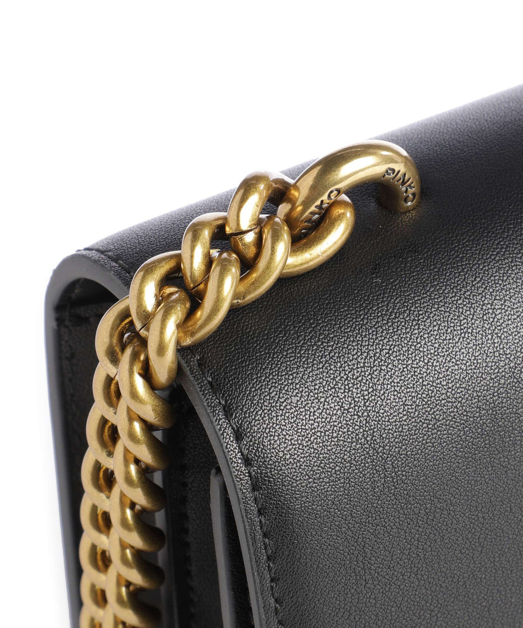 Pinko Love One Mini Crossbody bag nero/antique gold
