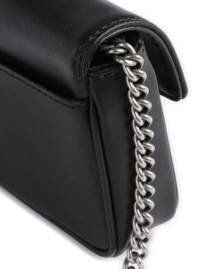 Pinko Love One Pocket Crossbody bag nero/old silver