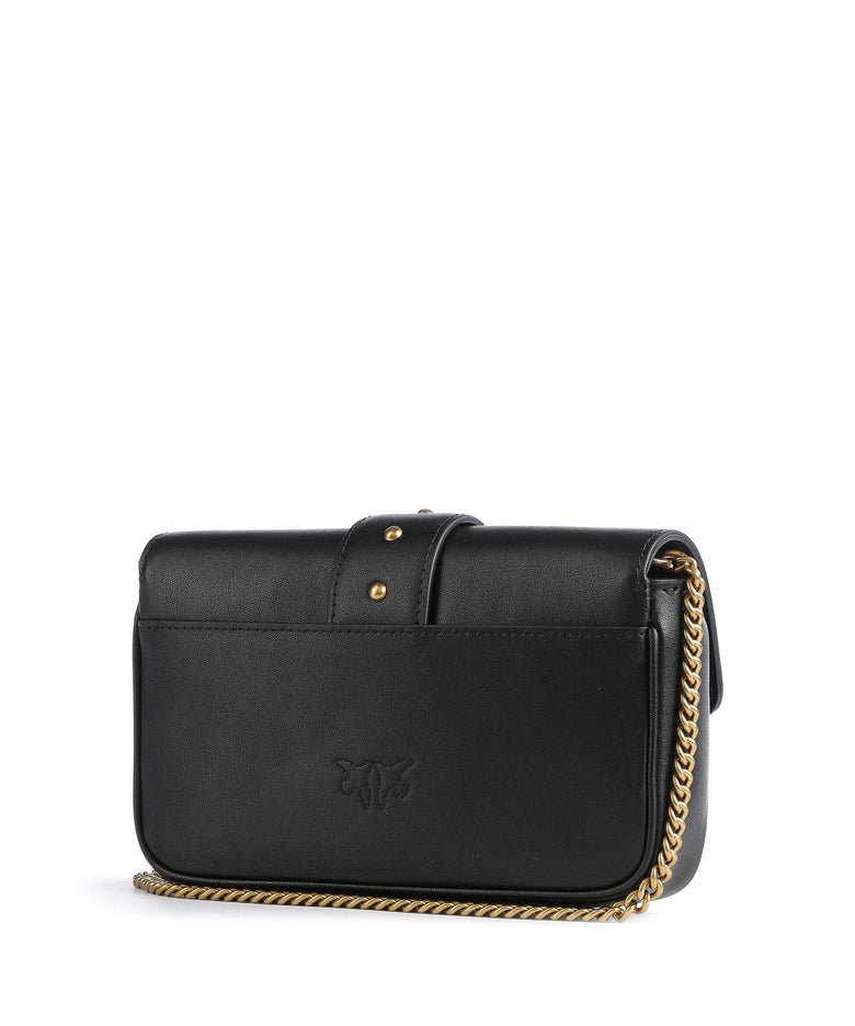 Pinko Love One Pocket Crossbody bag nero/antique gold