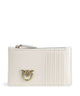 Pinko Airone Credit card holder bianco seta/antique gold