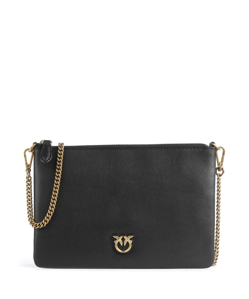 Pinko Flat Classic Crossbody bag nero/antique gold