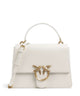 Pinko Love One Classic Handtas bianco seta/antique gold