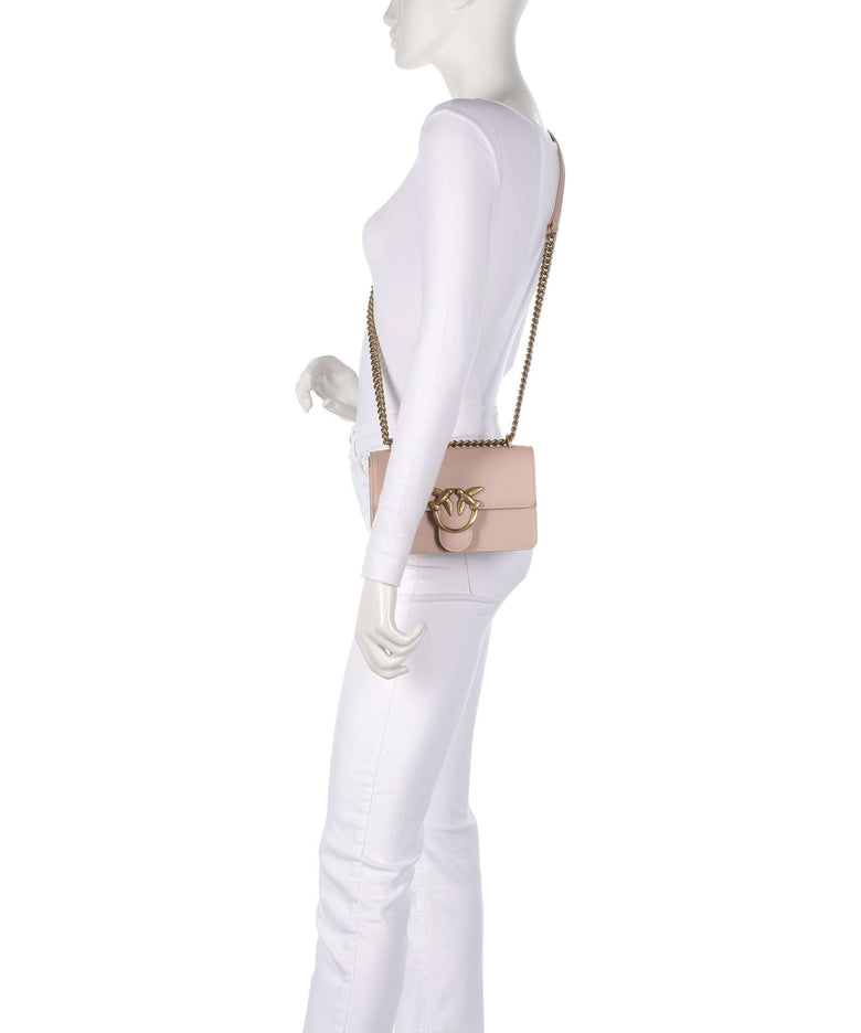 Pinko Love One Mini Shoulder bag cipria/antique gold