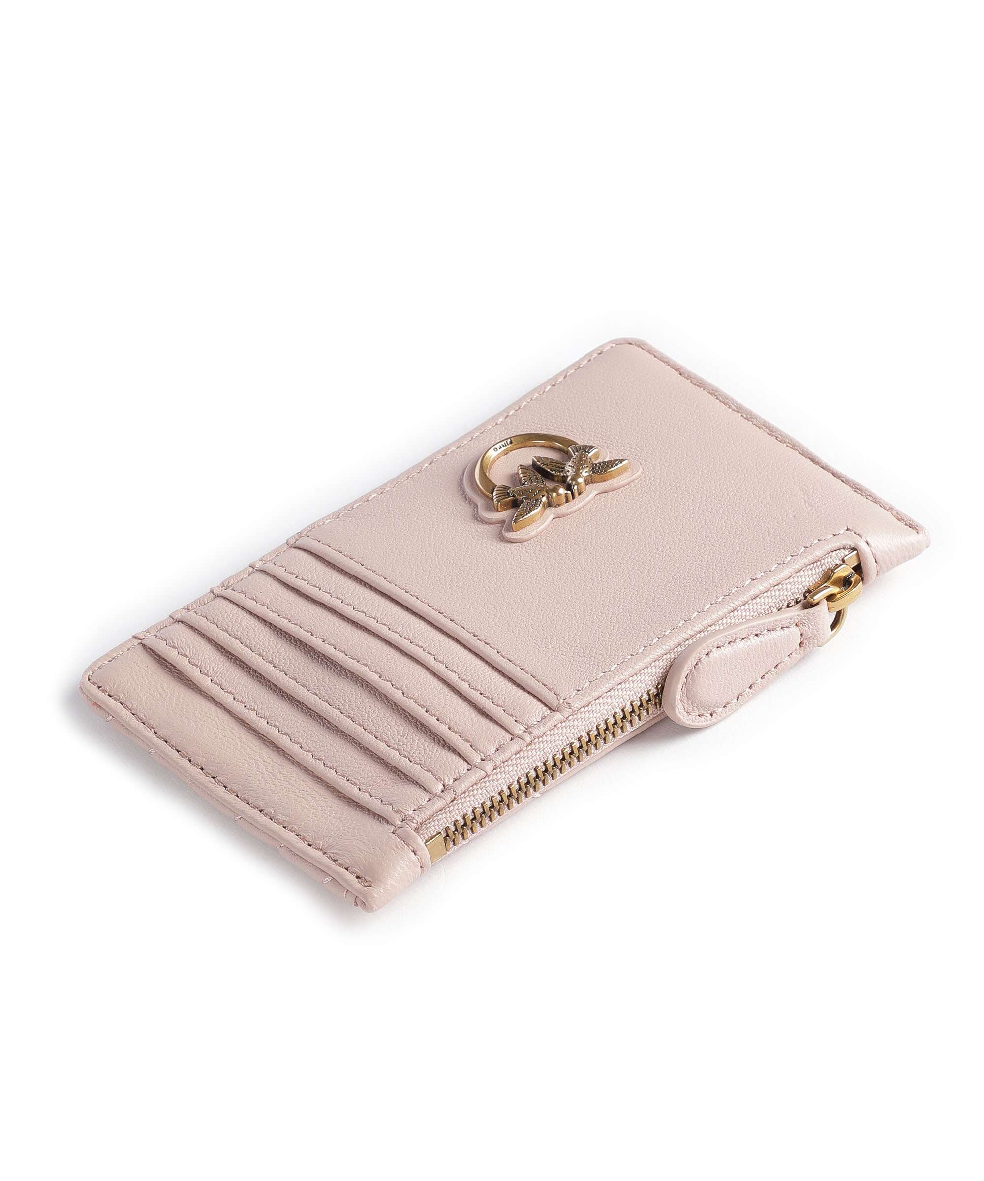 Pinko Airone Credit card holder cipria/antique gold