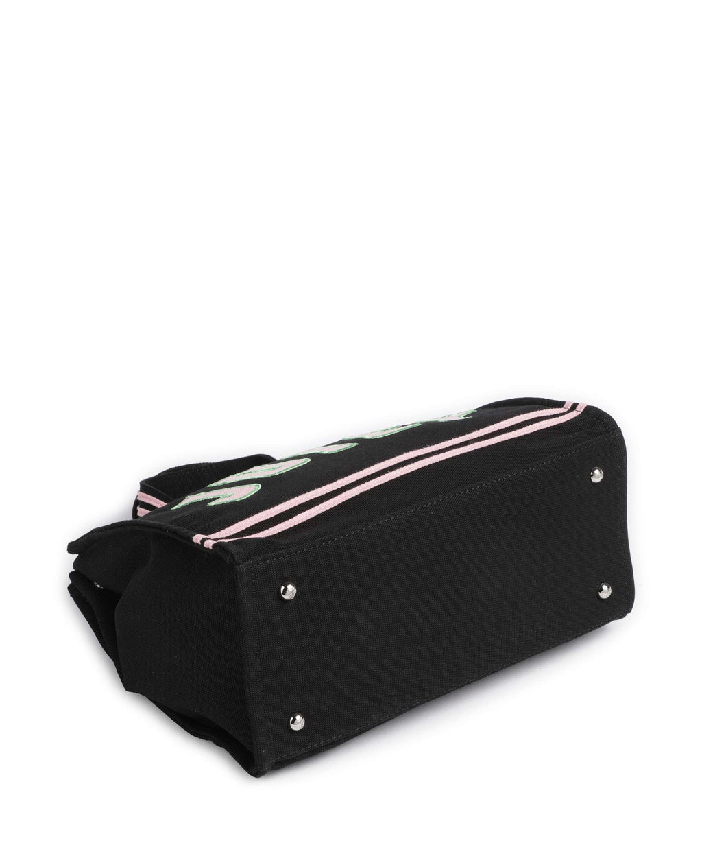 Juicy Couture Iris Patch Canvas M Handbag black/juicy pink