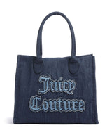 Juicy Couture Iris Distressed L Cabas denim