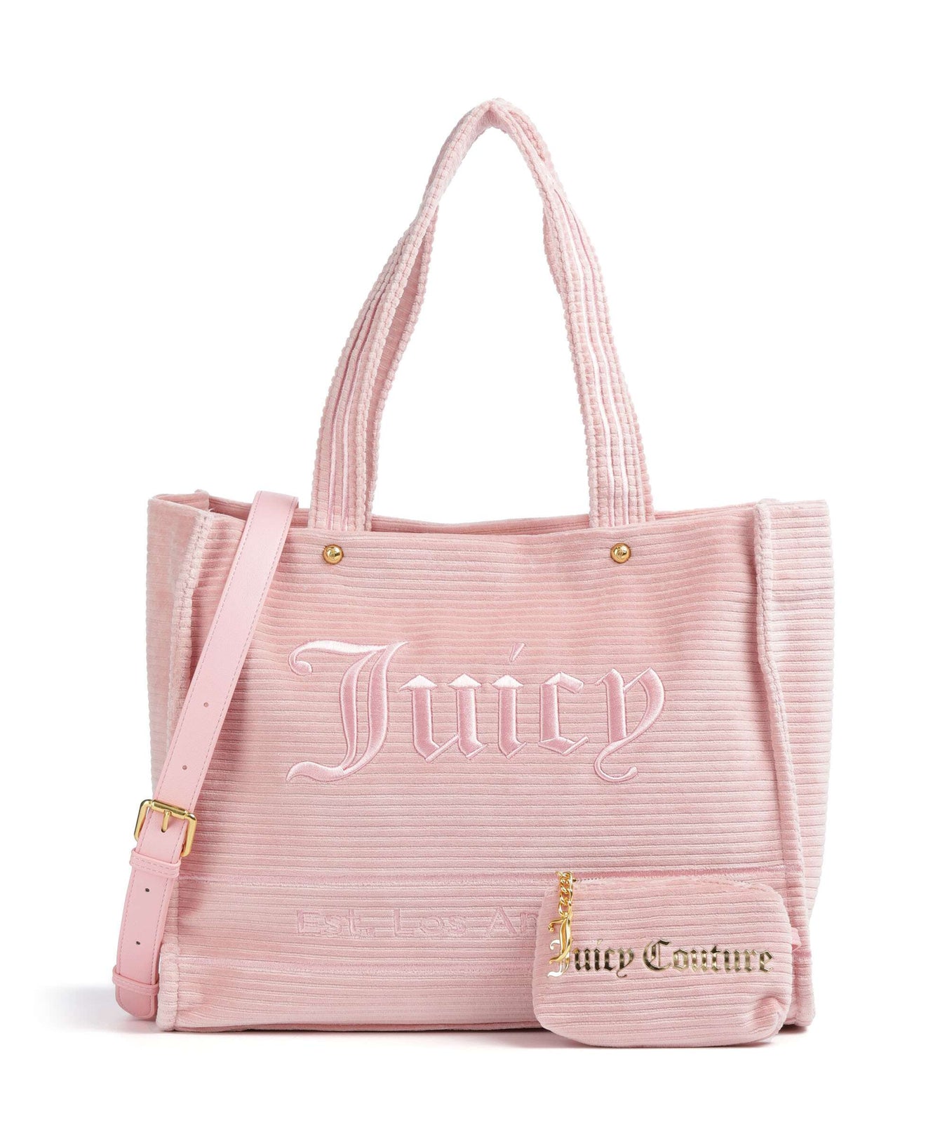 Juicy Couture Iris Velvet L Tote bag juicy pink