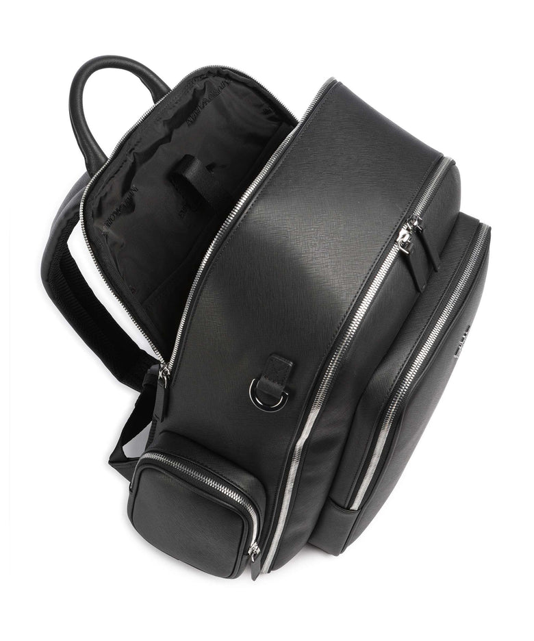 Emporio Armani Business Regenerated Backpack black beauty