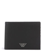 Emporio Armani Saffiano Animation Portemonnee ebony