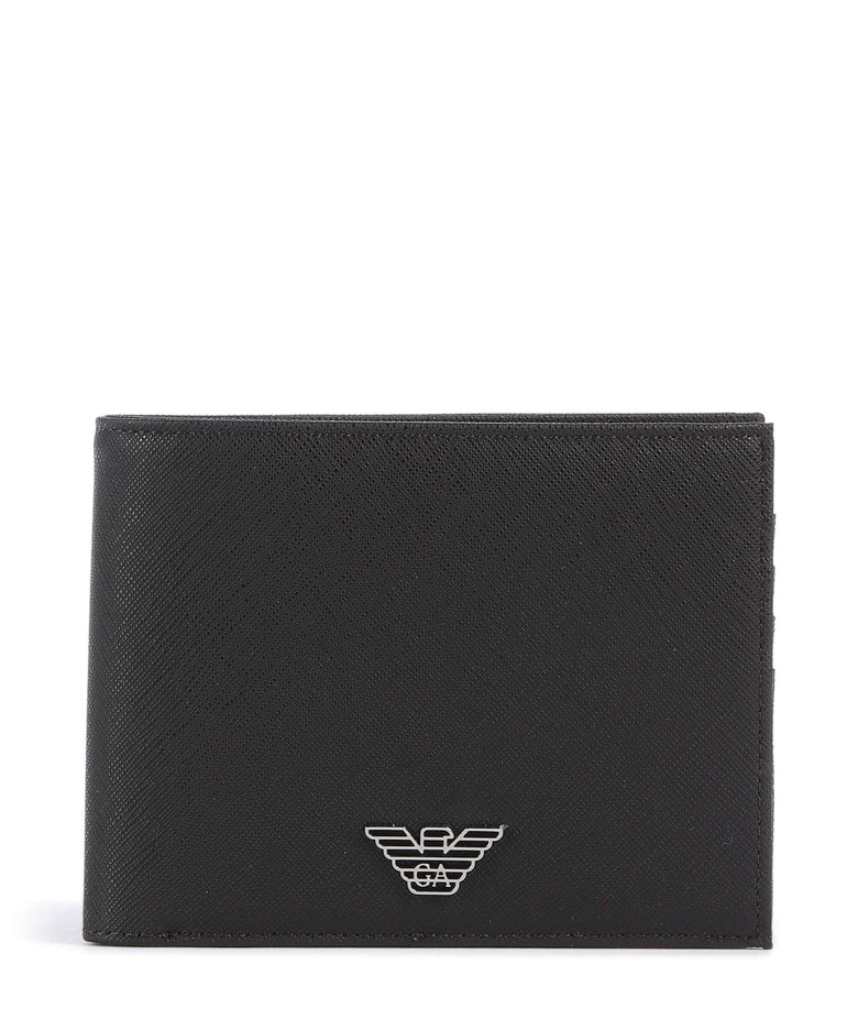 Emporio Armani Saffiano Animation Wallet ebony