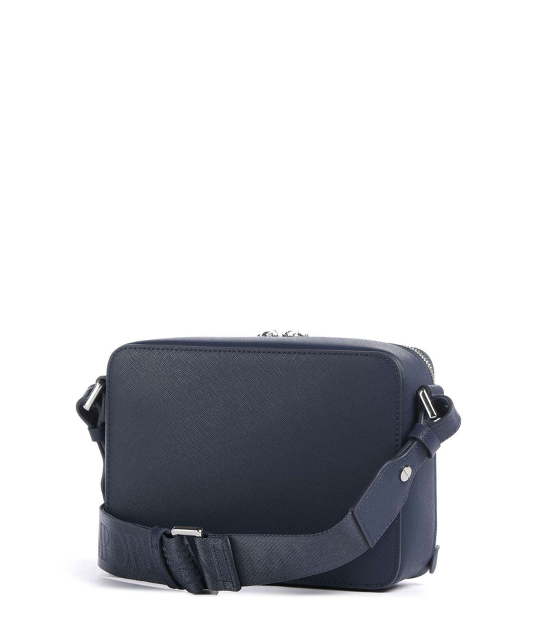 Emporio Armani Business Regenerated Crossbody bag medieval blue