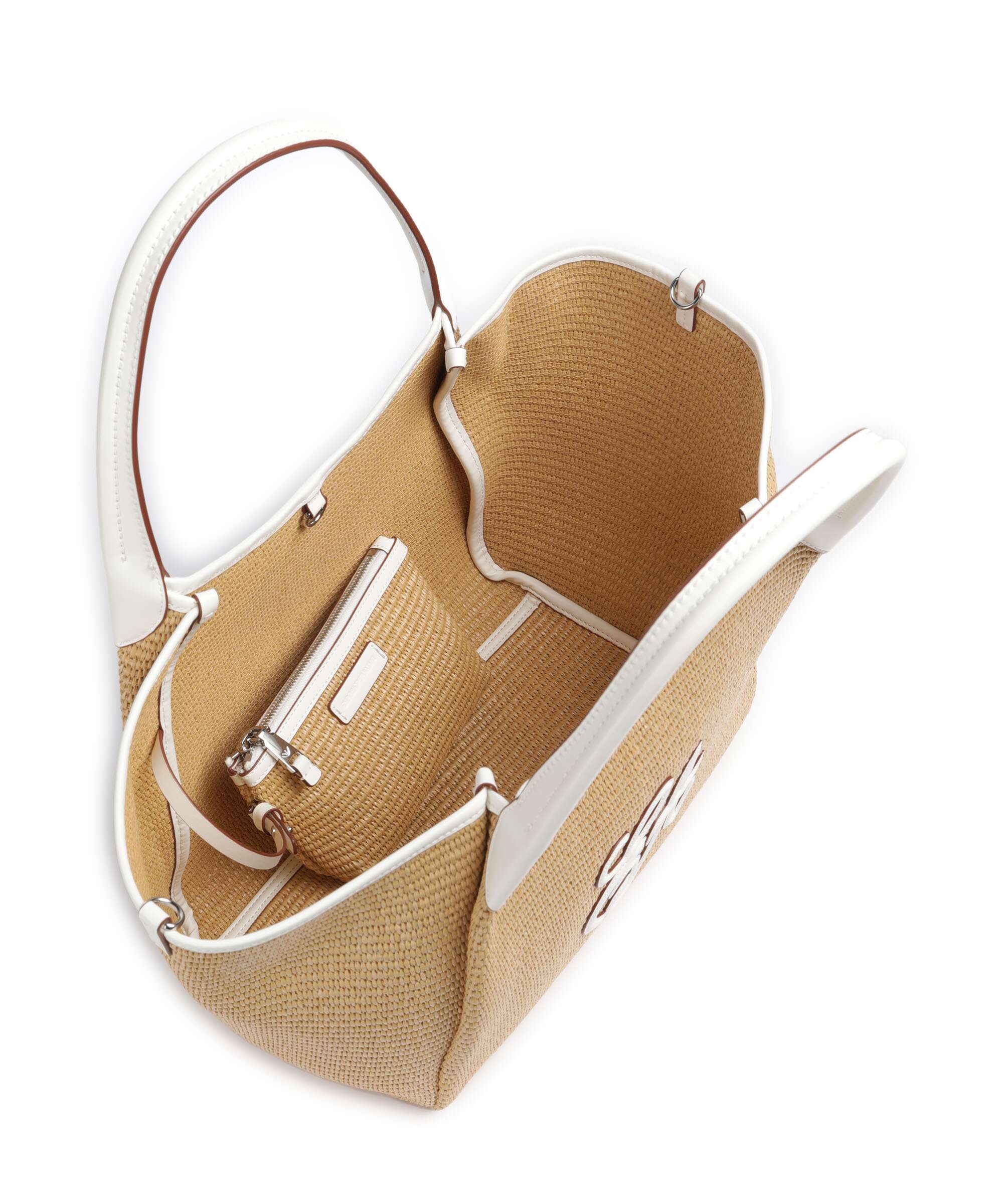 Emporio Armani Durini 24 M-L Tote bag naturale/bianco