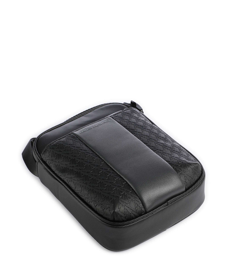 Armani Exchange William Crossbody bag black/forged iron